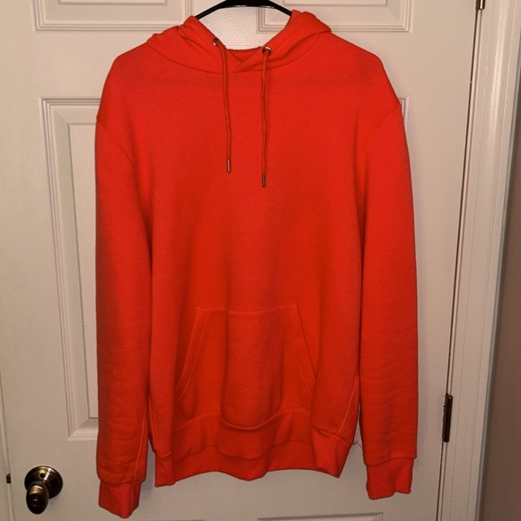 Neon Orange/Pink neon Hoodie Sz Large - Picture 1 of 3